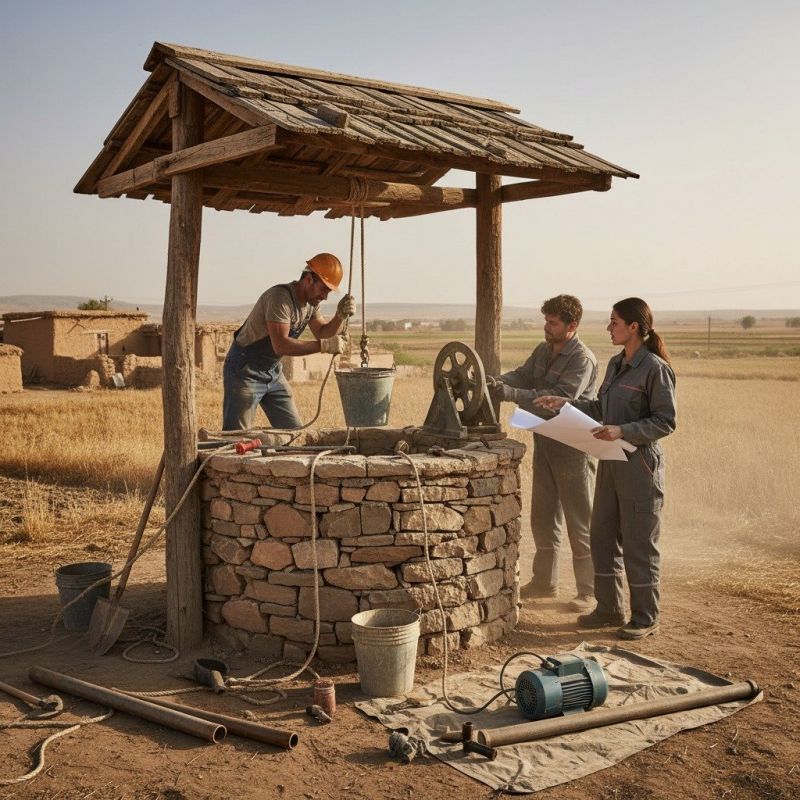 Water Line Repair detail